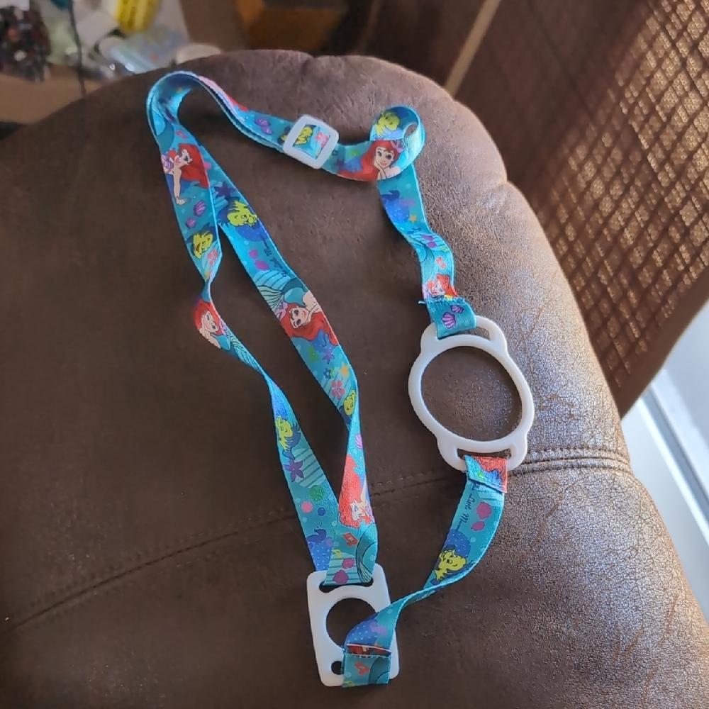 Little Mermaid Bottle Holder Lanyard